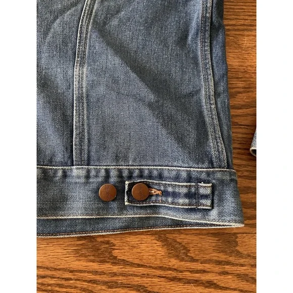Vintage 1970s Wrangler 126MJ No Fault Denim Jacket Size 42 Cowboy Trucker USA